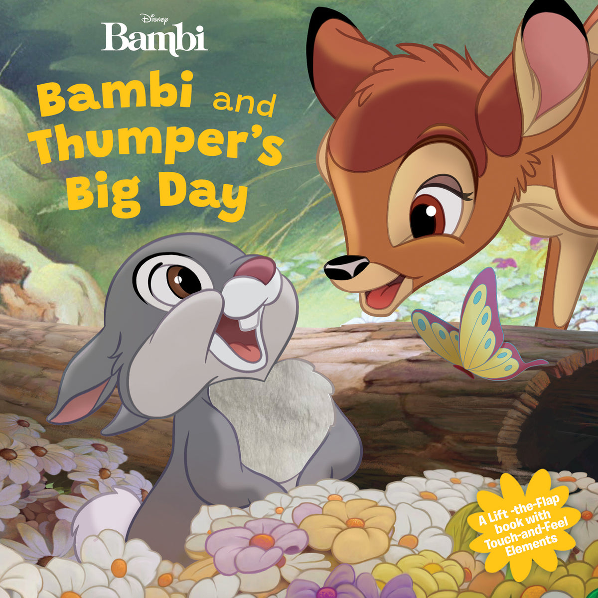Bambi and Thumper's Big Day (Disney: A Touch and Feel Book)