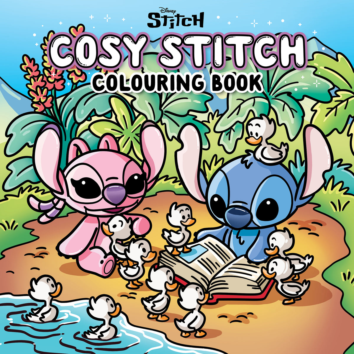 Cosy Stitch: Colouring Book - Disney
