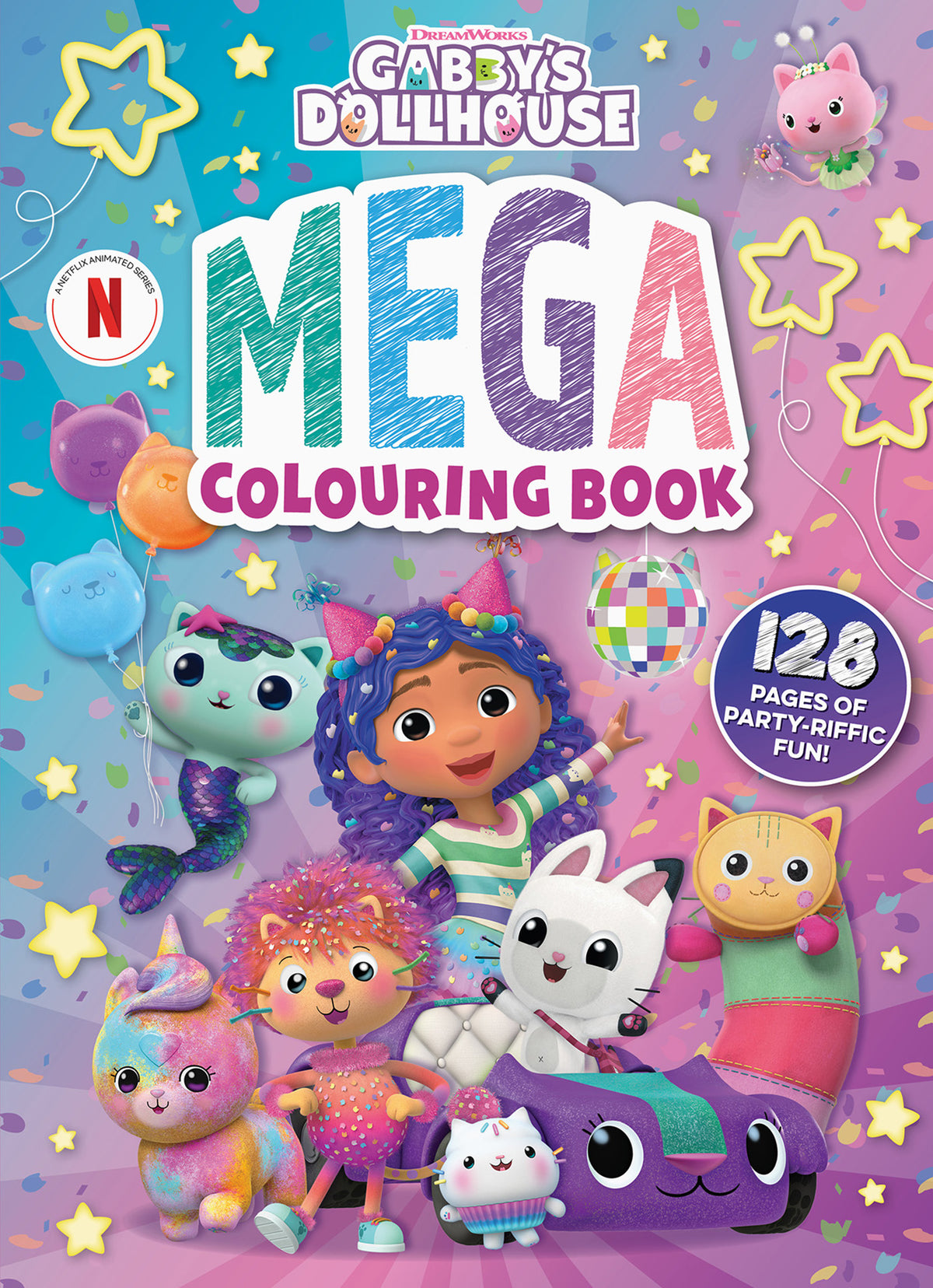 Gabby's Dollhouse: Mega Colouring Book - DreamWorks