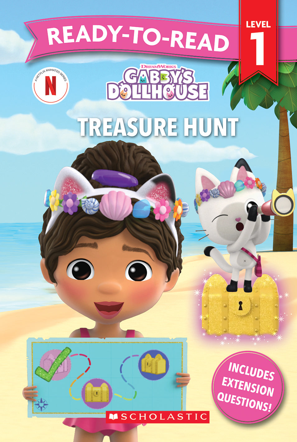 Gabby's Dollhouse: Treasure Hunt- Ready-to-Read Level 1