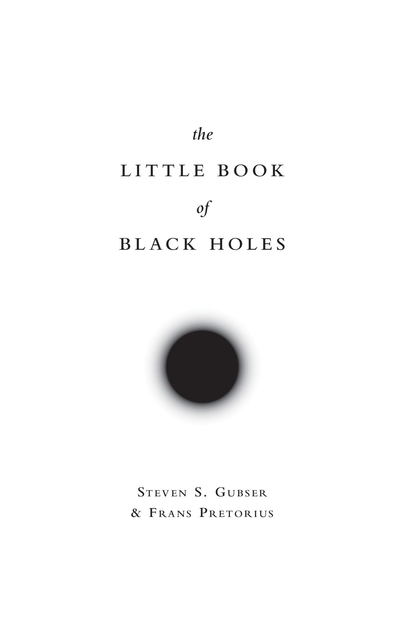 The Little Book of Black Holes