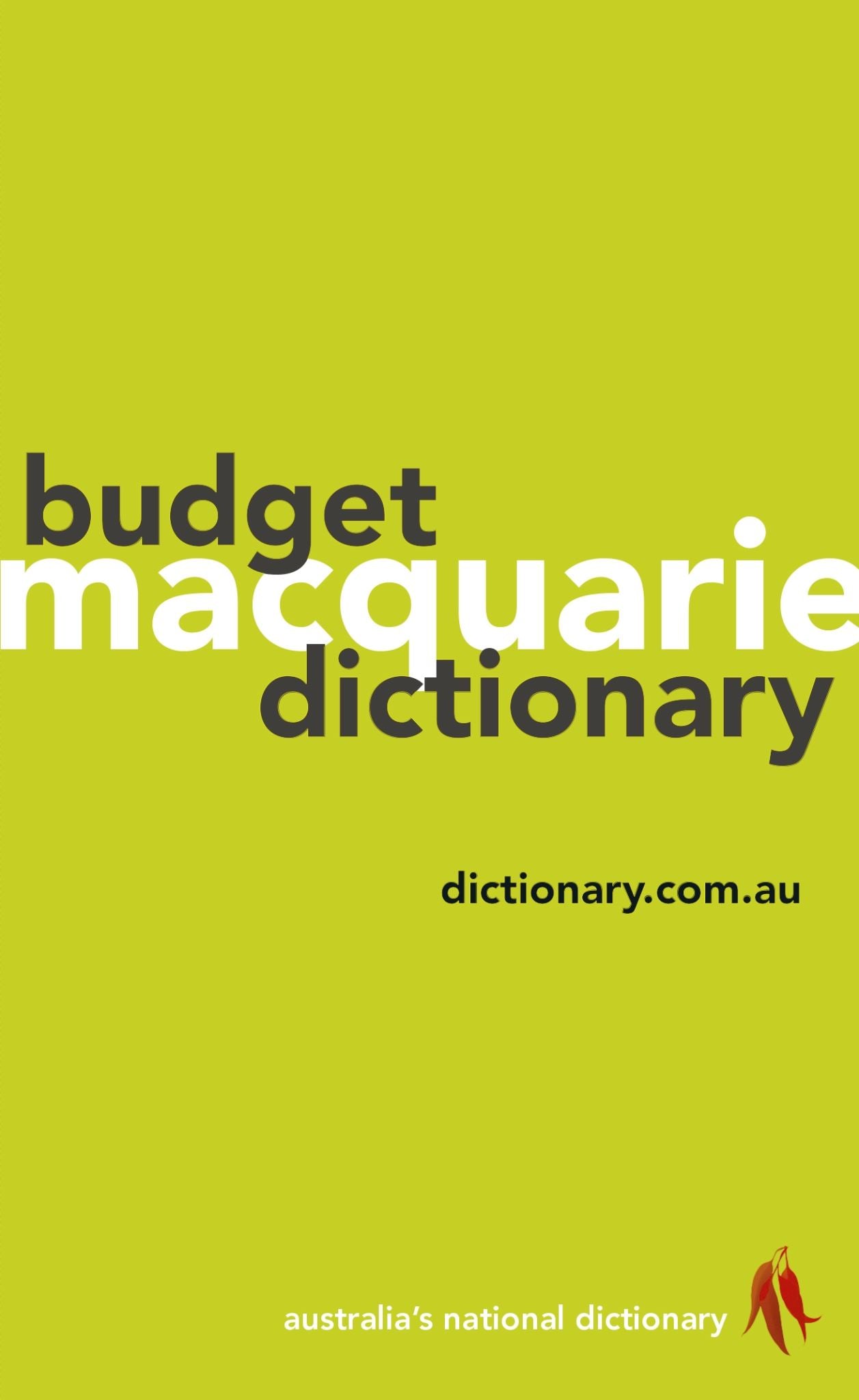 Macquarie Budget Dictionary