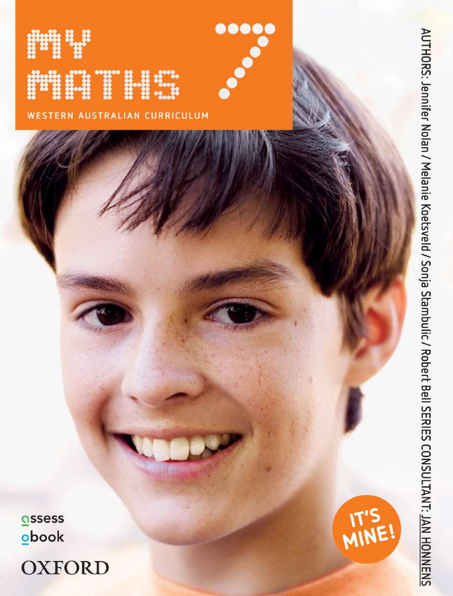 Oxford MyMaths 7 Western Australian Curriculum Student book + obook assess