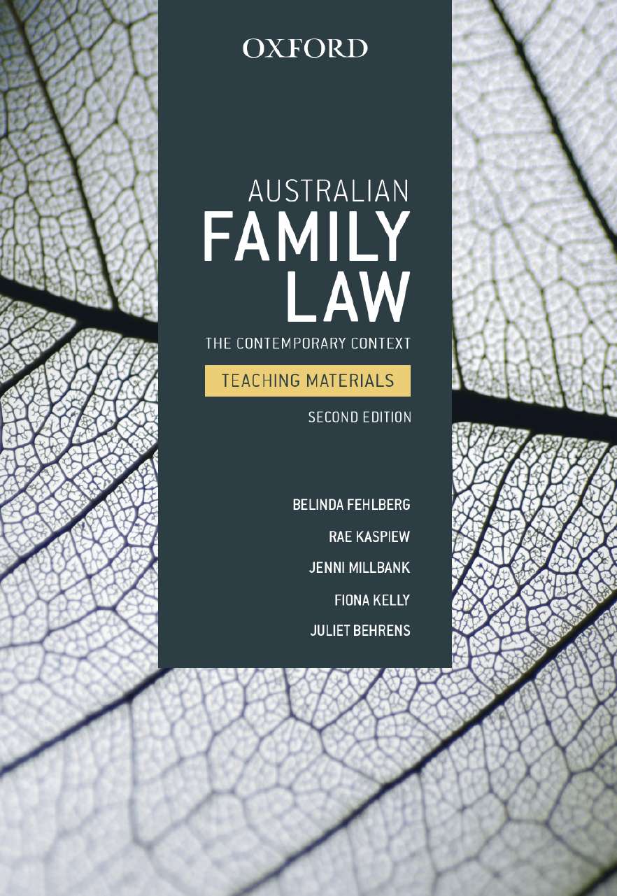 Australian Family Law Teaching Materials