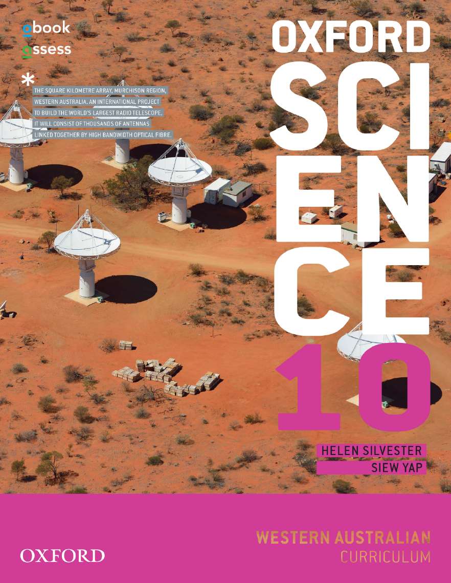 Oxford Science 10 Western Australian Curriculum Student book + obook assess