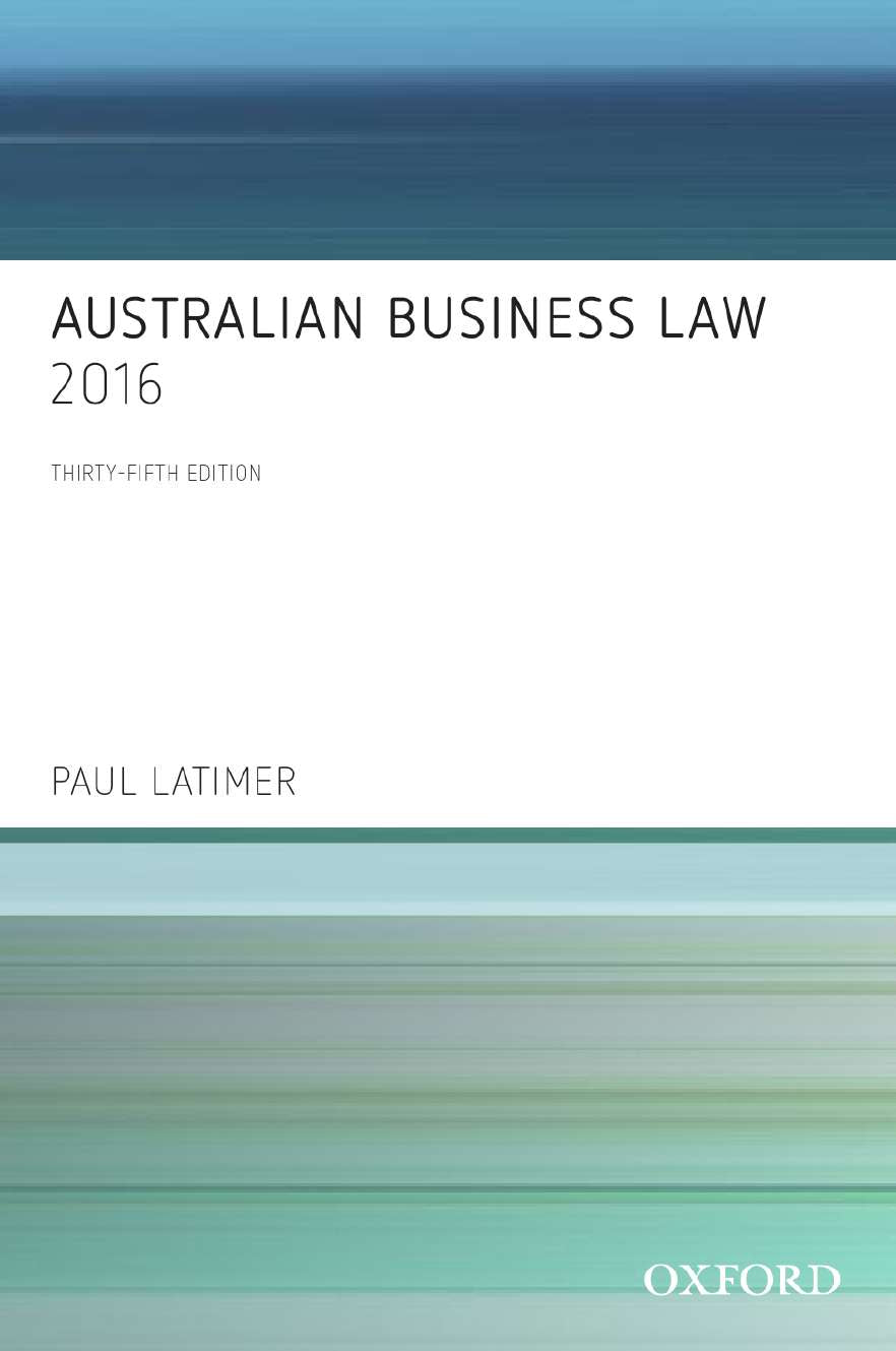Australian Business Law eBook