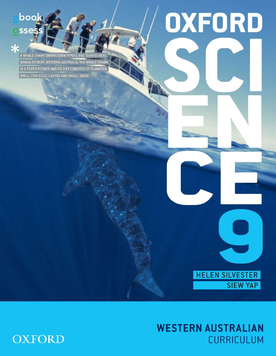 Oxford Science 9 Western Australian Curriculum Student book + obook assess