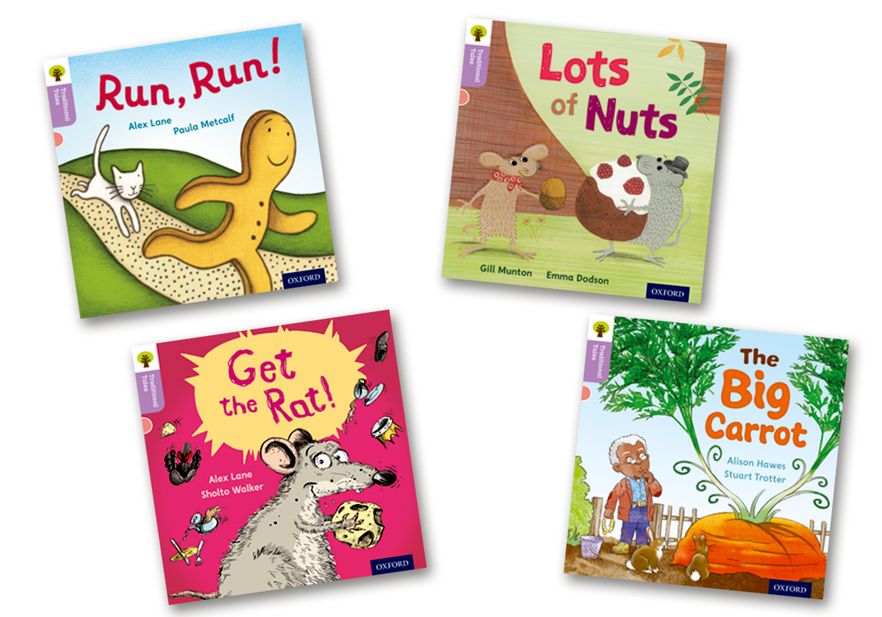 Oxford Reading Tree Traditional Tales Level 1+ Pack of 4