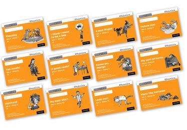 Read Write Inc Phonics: Black and White Orange Set 4 Storybooks Mixed Pack of 12