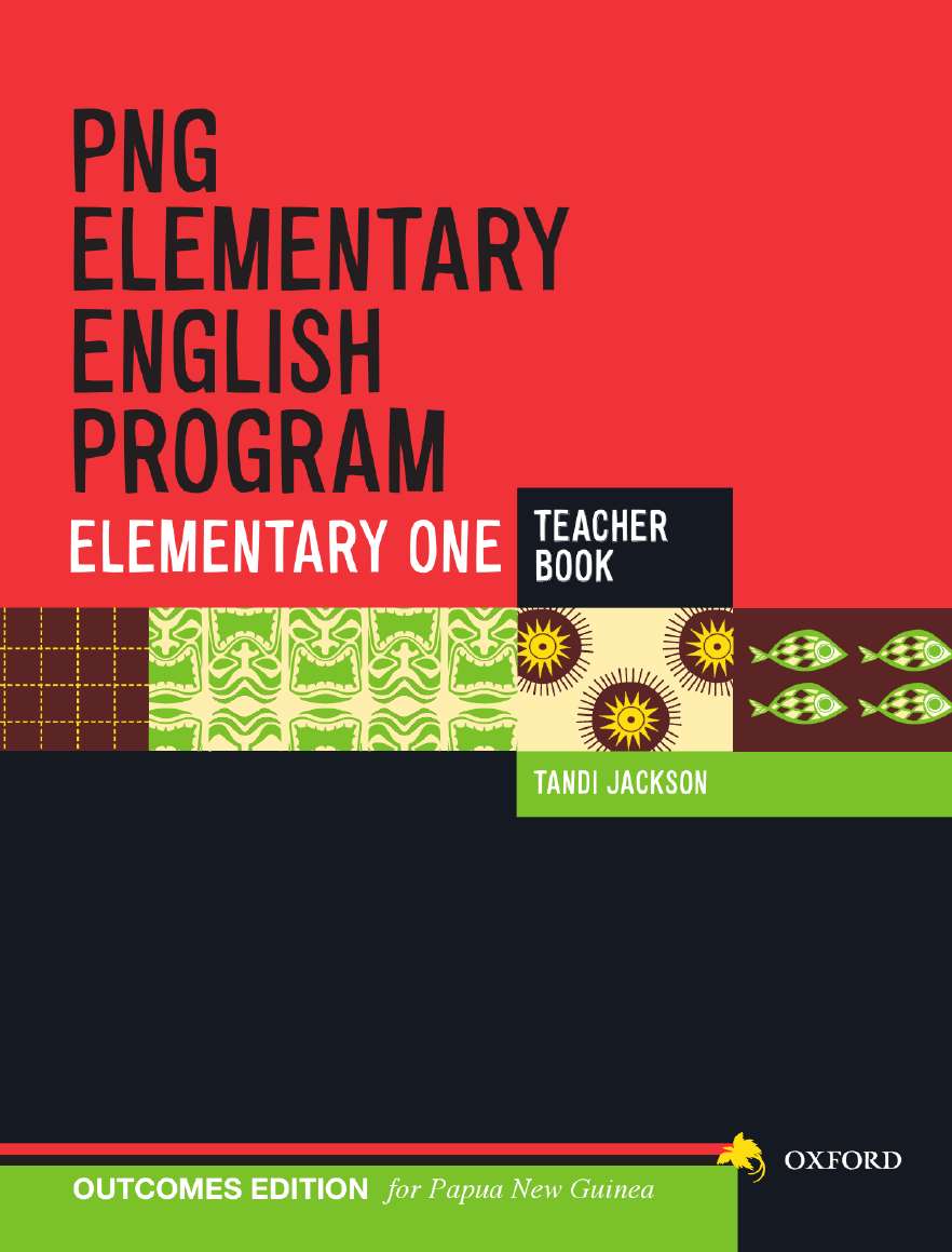 PNG Elementary English Program Teacher Book Elementary 1