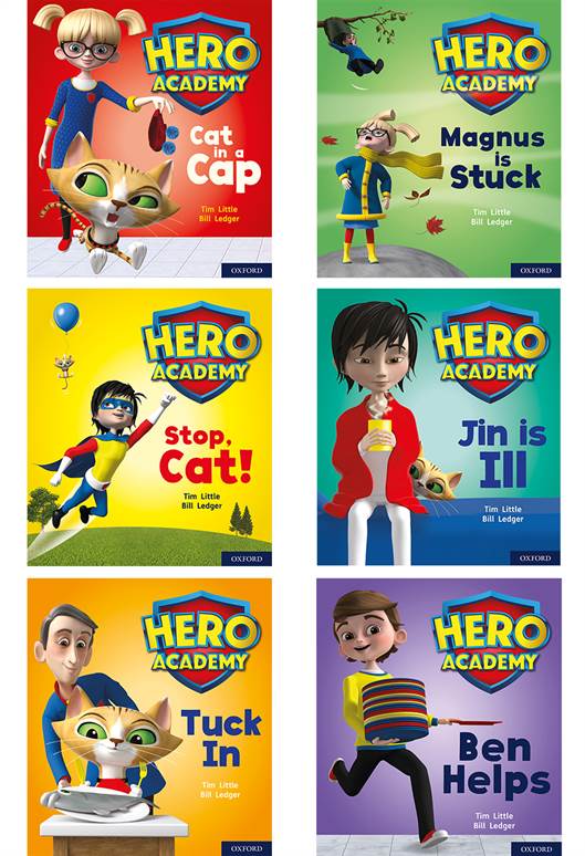 Hero Academy: Oxford Level 1+, Letters and Sounds Phase 2, Sets 3-5