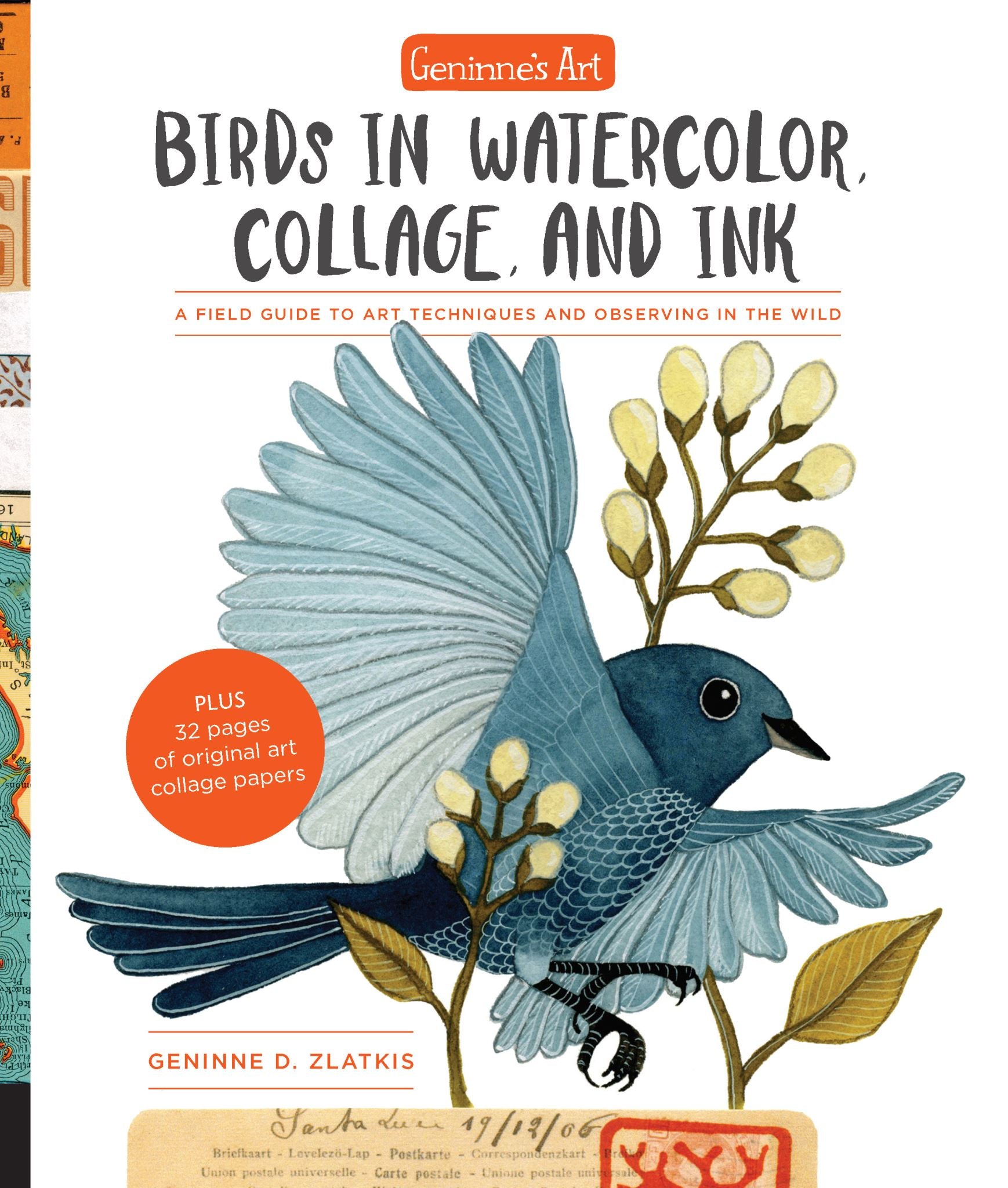 Geninne's Art: Birds in Watercolor, Collage, and Ink