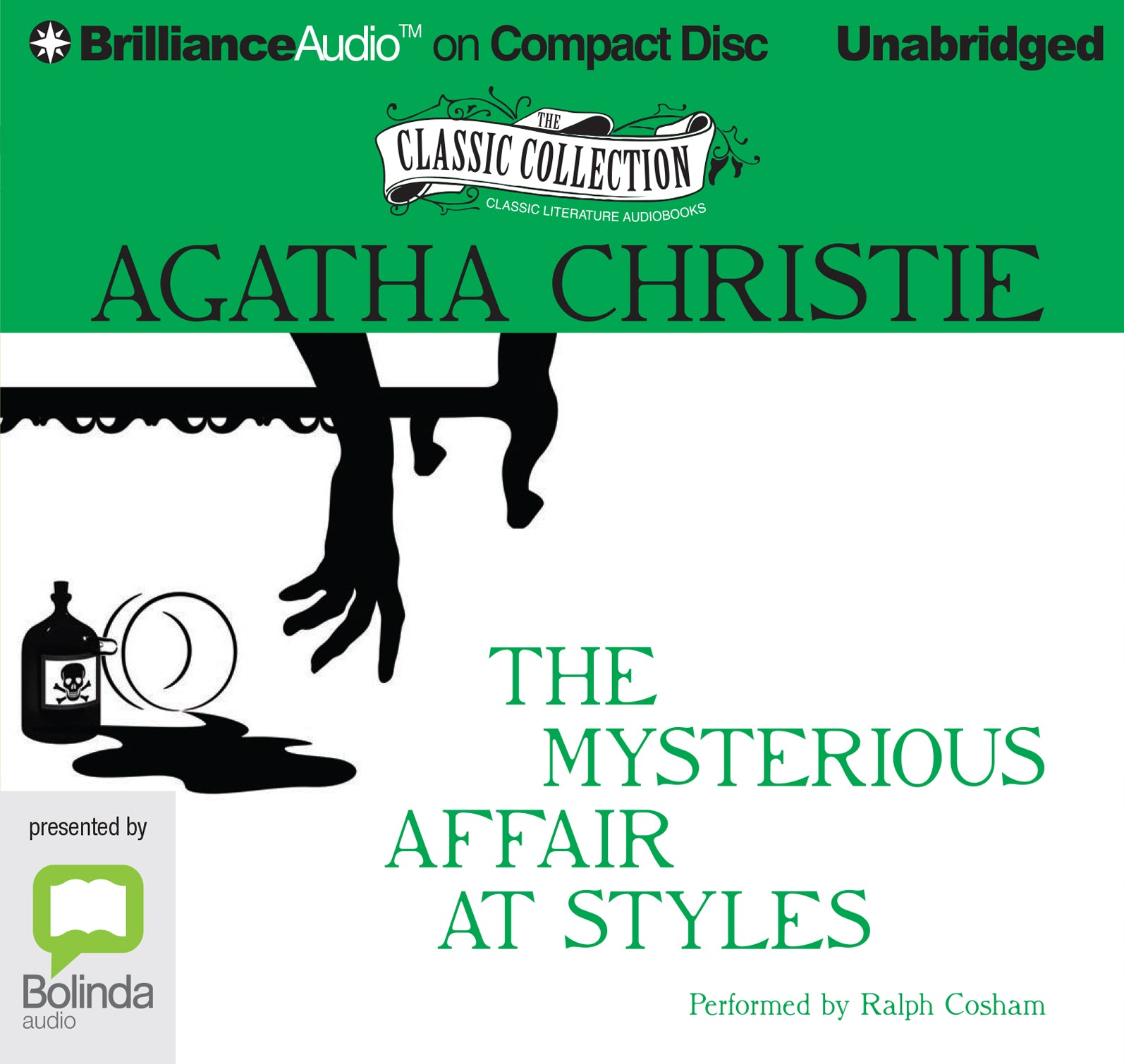 The Mysterious Affair At Styles - Unbridged Audio Book on CD