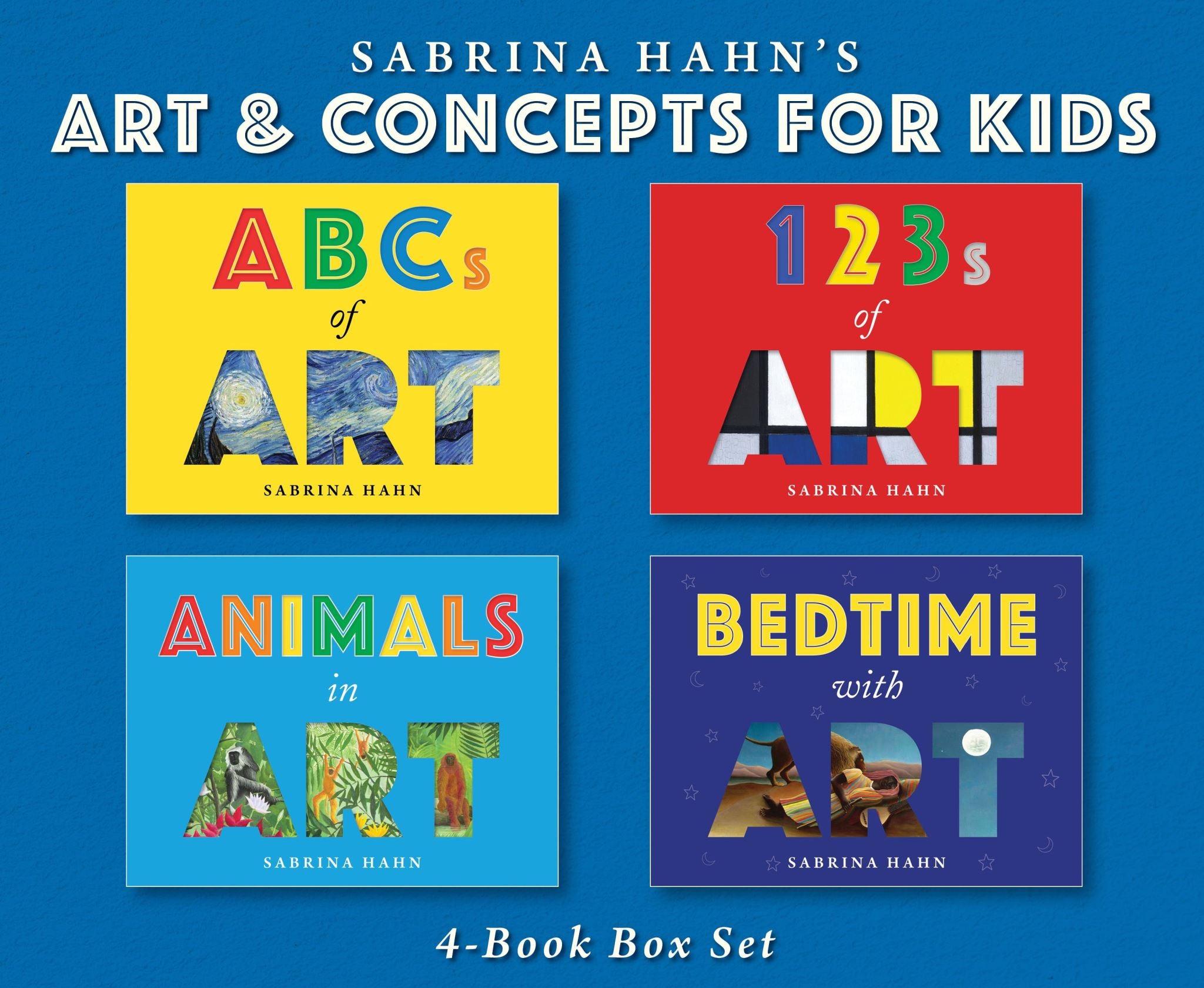 Sabrina Hahn's Art & Concepts for Kids 4-Book Box Set