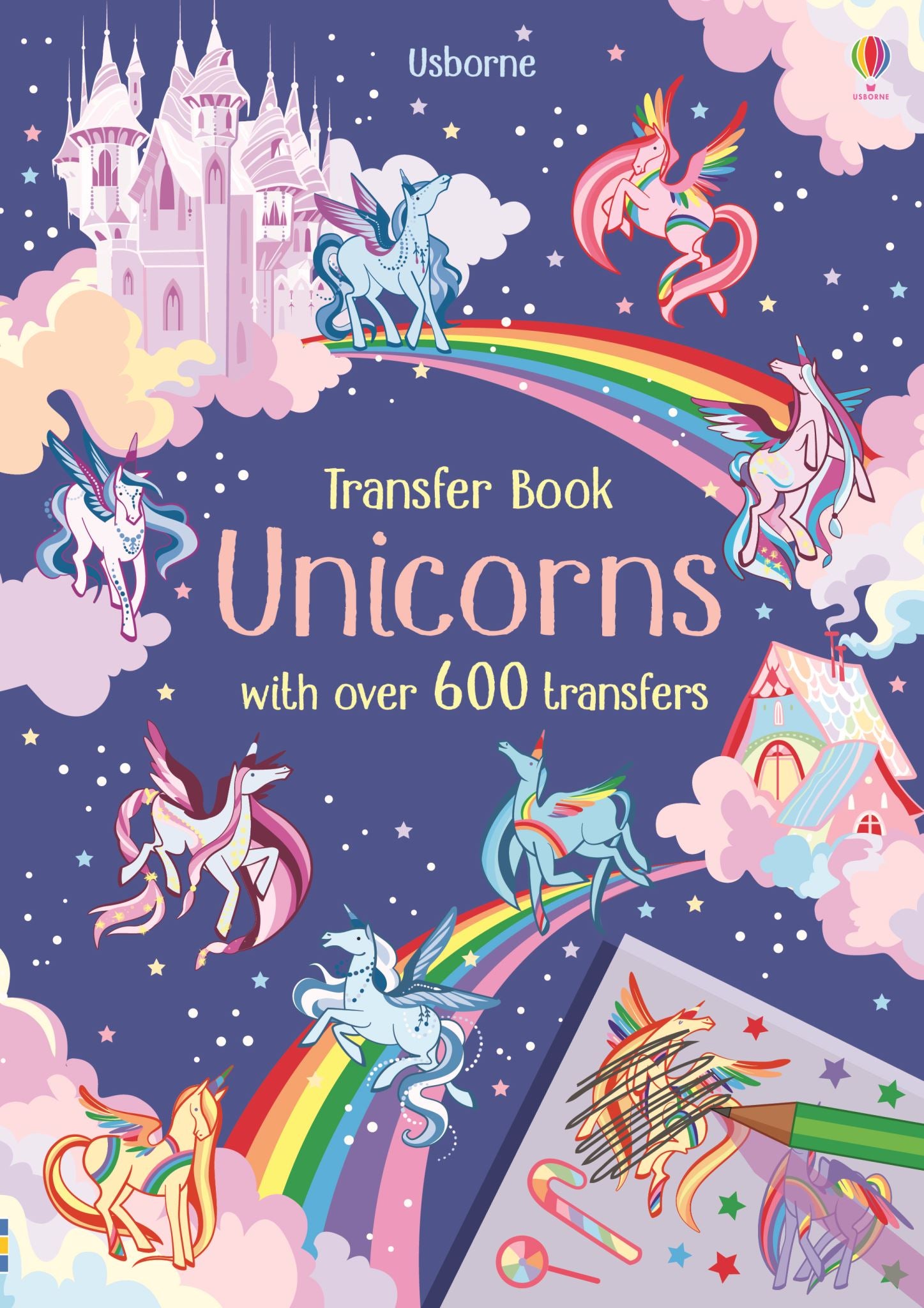 Unicorns Transfer Activity Book