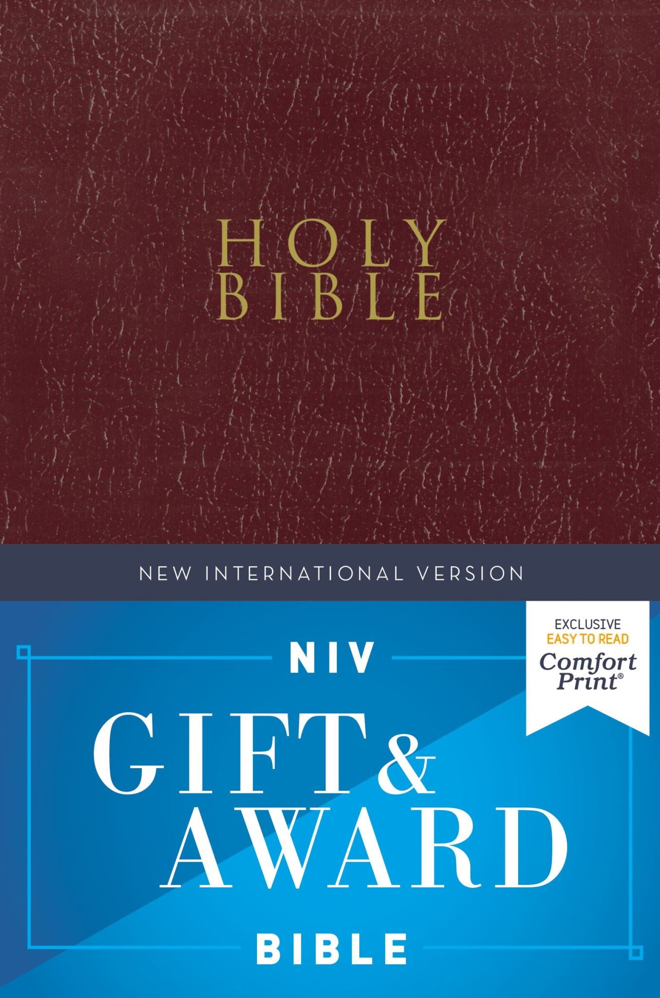 NIV Gift And Award Bible Red Letter Edition [Burgundy]