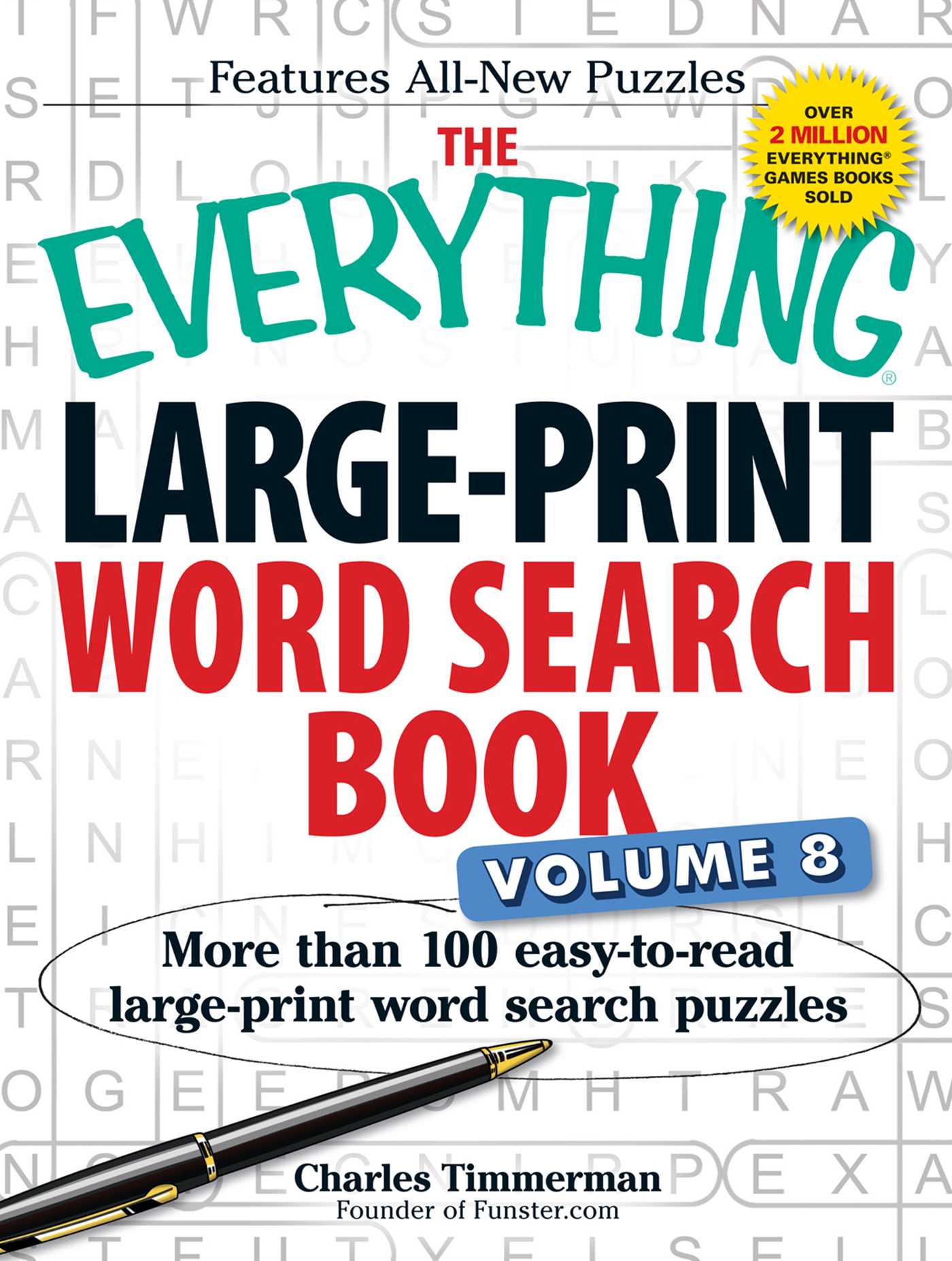 The Everything Large-Print Word Search Book Volume 8