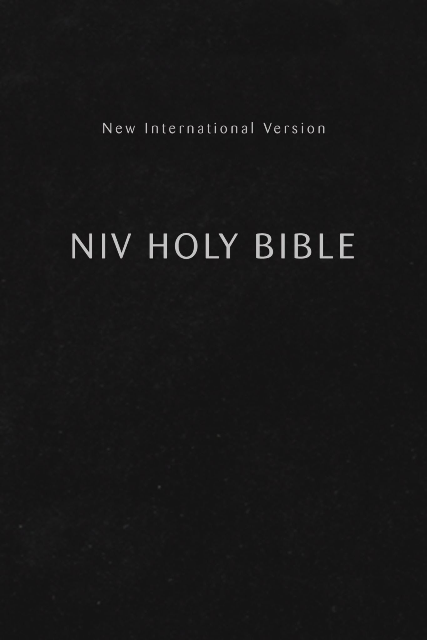 NIV Holy Bible Compact Comfort Print [Black]