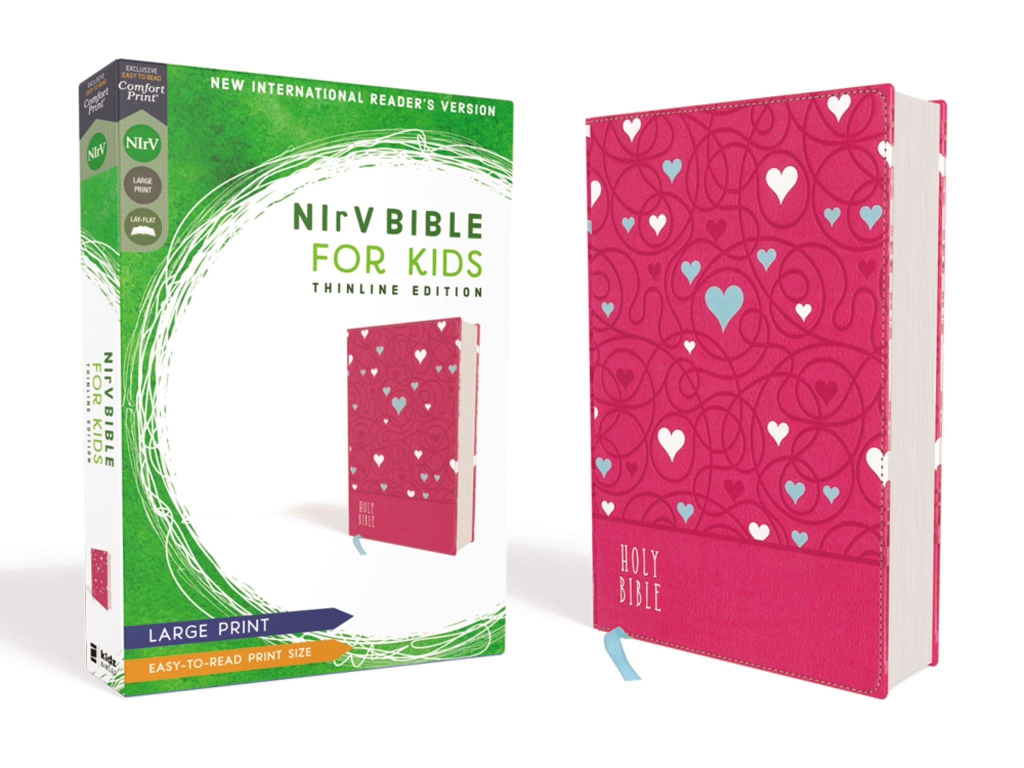 NIrV Bible For Kids Thinline Edition [Large Print, Pink]