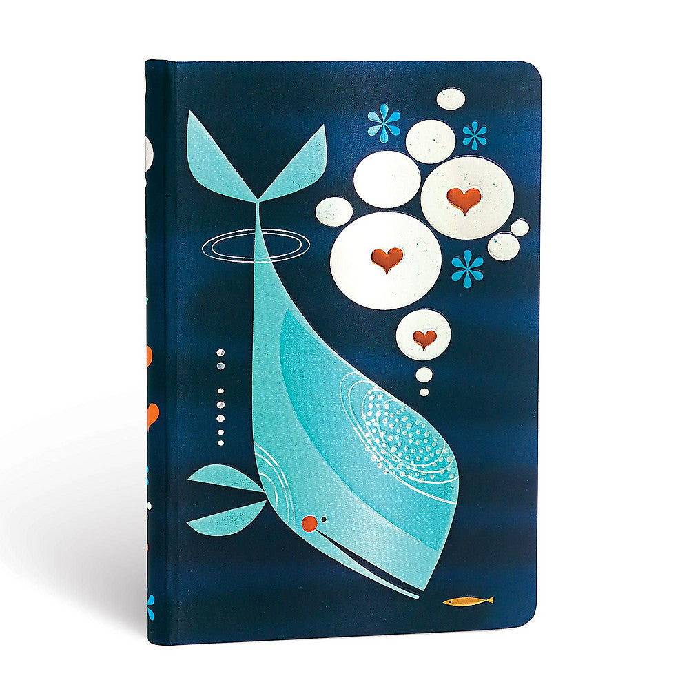 Whale and Friend Mini Lined Hardcover Journal