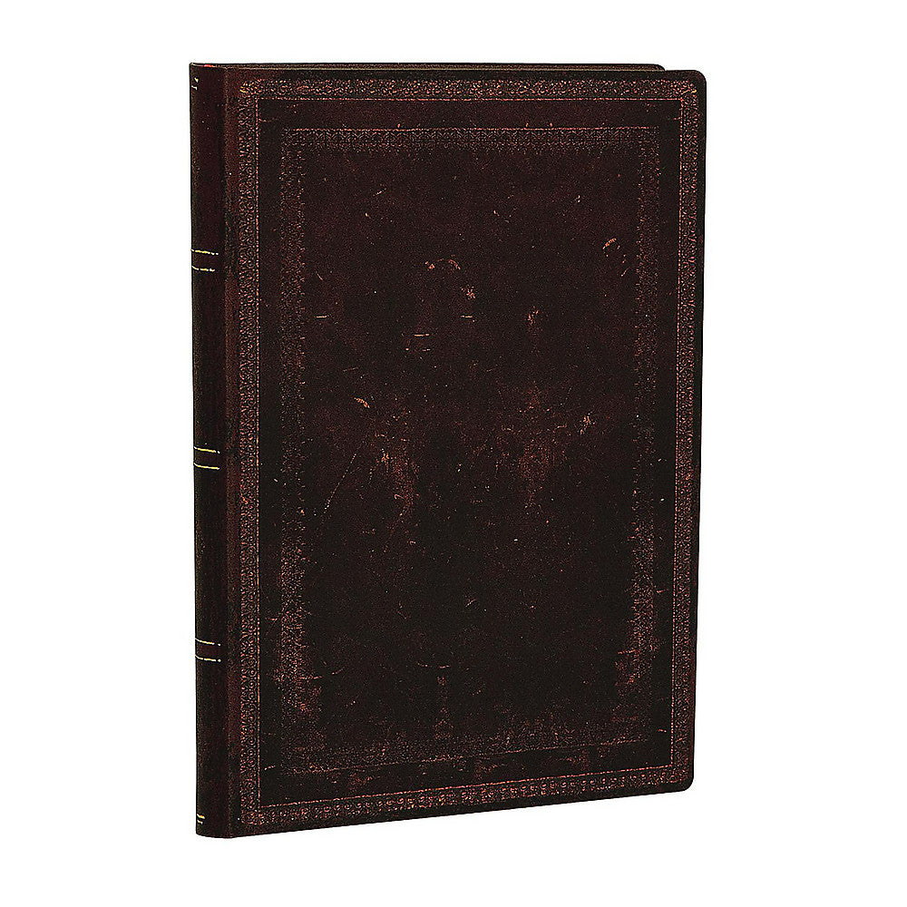 Black Moroccan Bold Mini Lined Softcover Flexi Journal