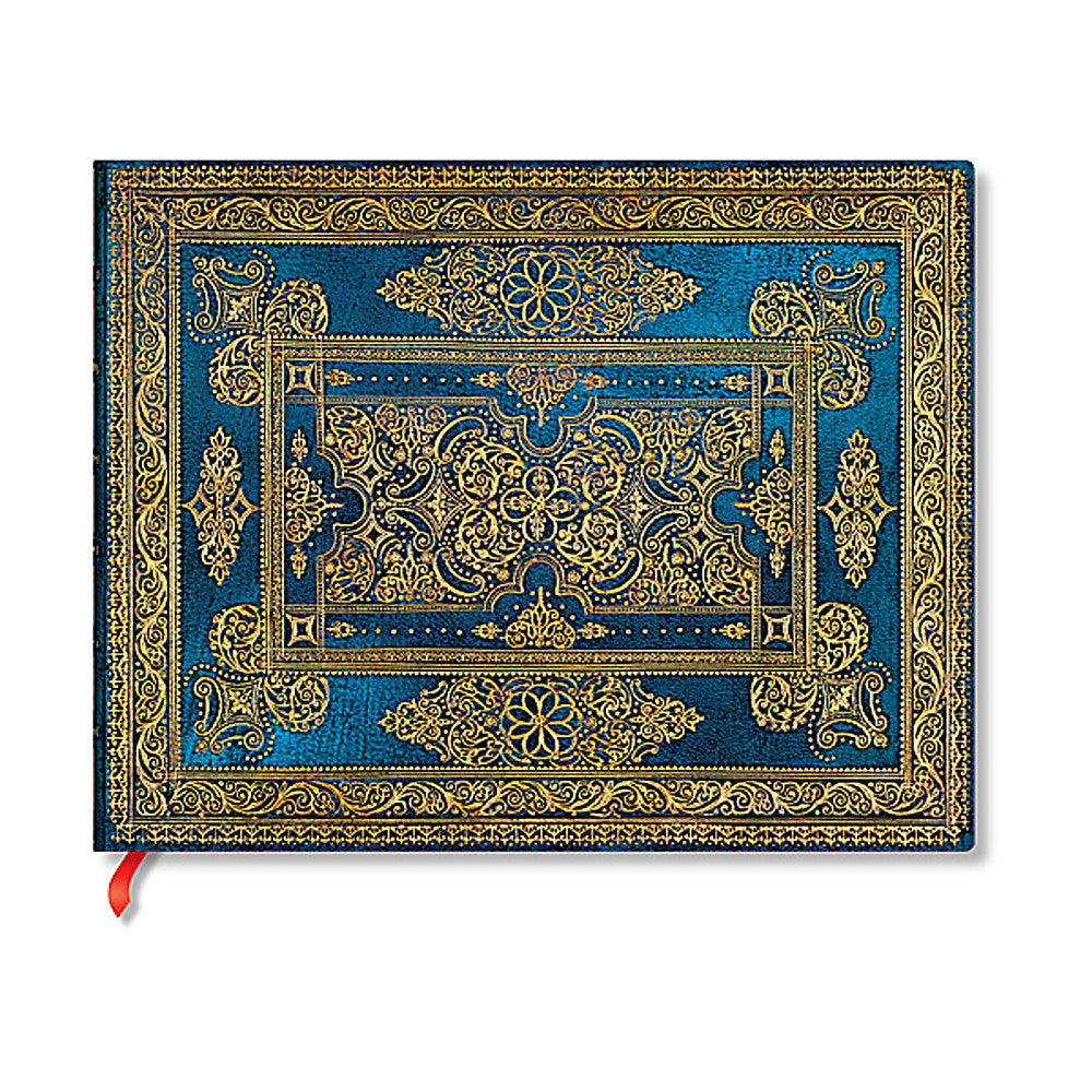 Blue Luxe (Luxe Design) Guest Book Unlined Hardback Journal