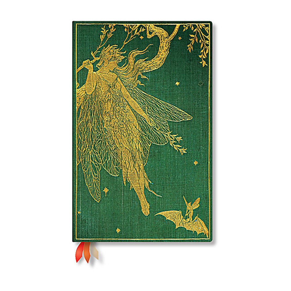 Olive Fairy (Lang s Fairy Books) Maxi Dot-Grid Hardback Journal (Elastic Band Cl