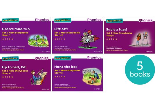 Read Write Inc. Phonics: Purple Set 2 More Storybooks Pack of 5