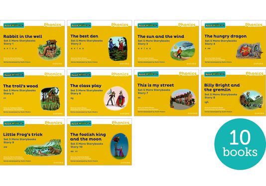 Read Write Inc. Phonics: Yellow Set 5 More Storybooks Pack of 10