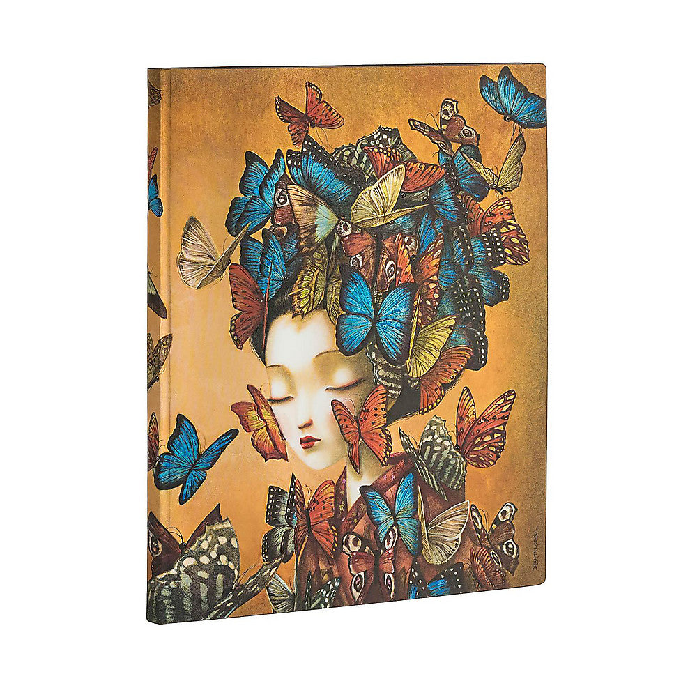 Madame Butterfly Unlined Softcover Flexi Journal
