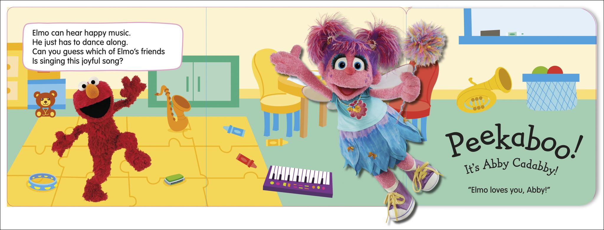 Pop-Up Peekaboo! Sesame Street Elmo Loves You