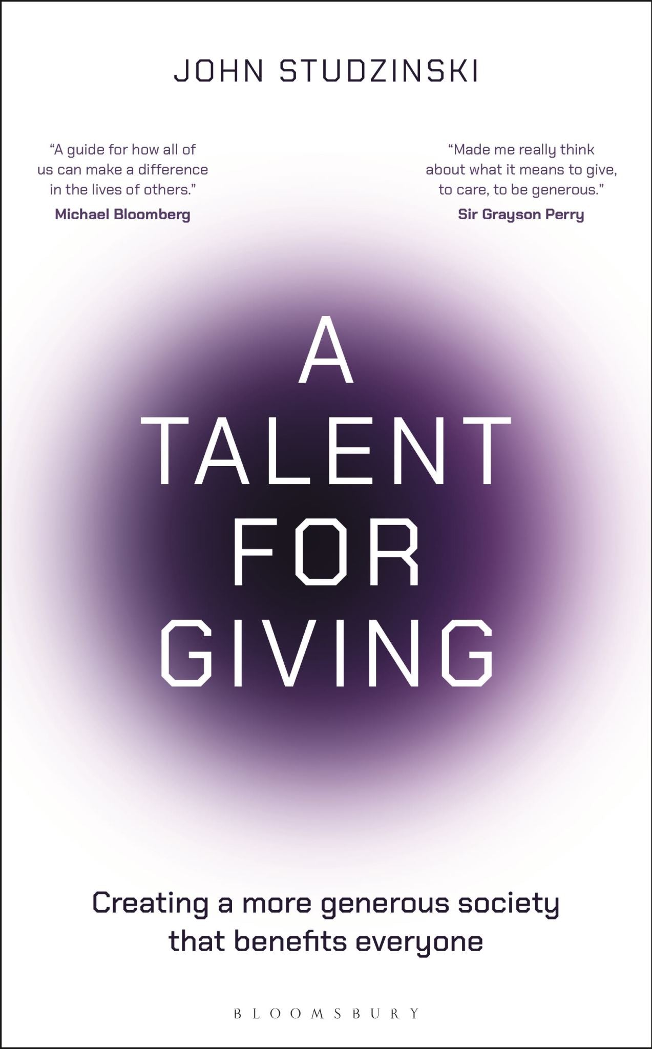 A Talent for Giving: Creating a more generous society that benefits everyone
