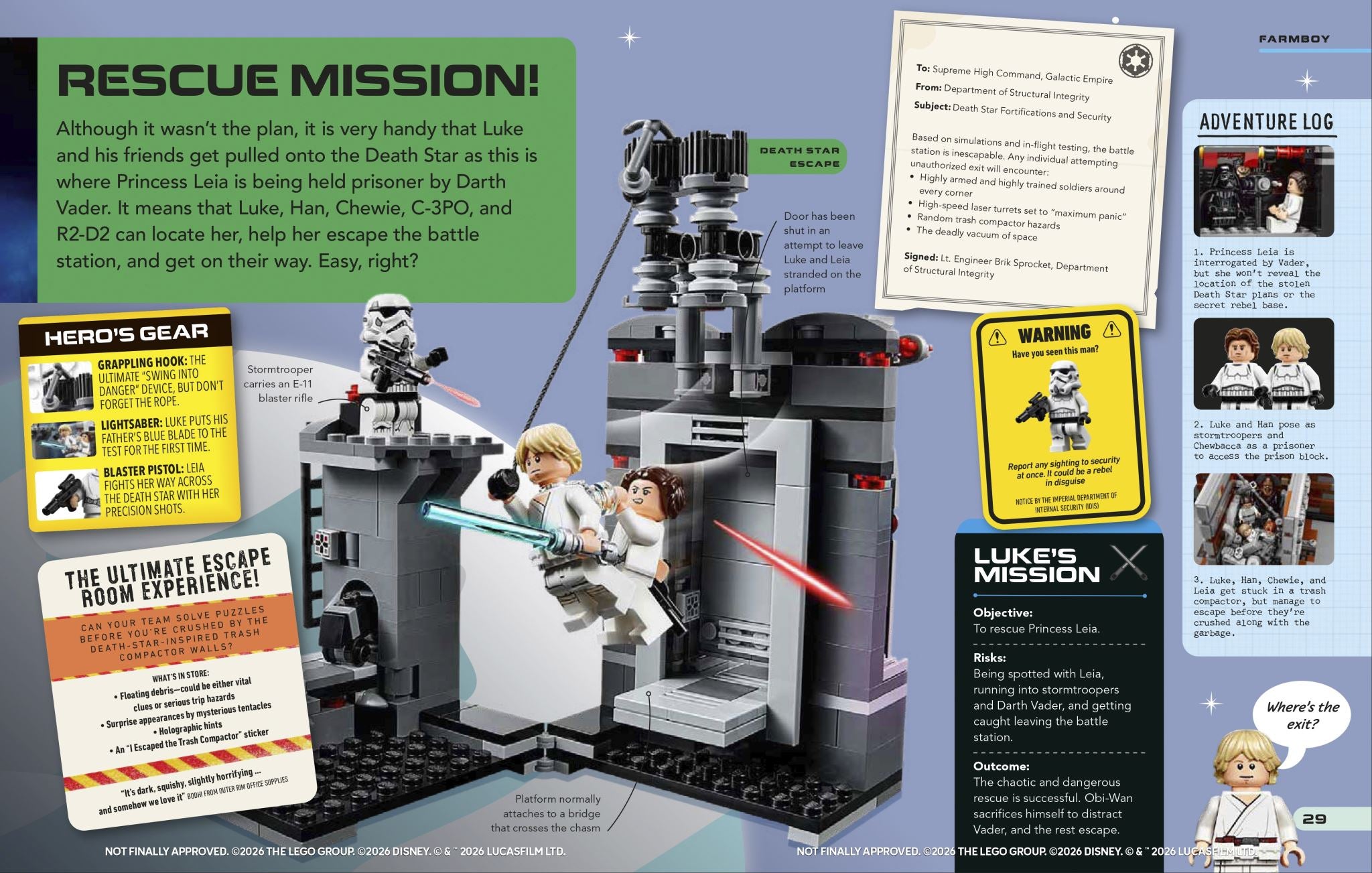 LEGO Star Wars Luke Skywalker's Galactic Adventures