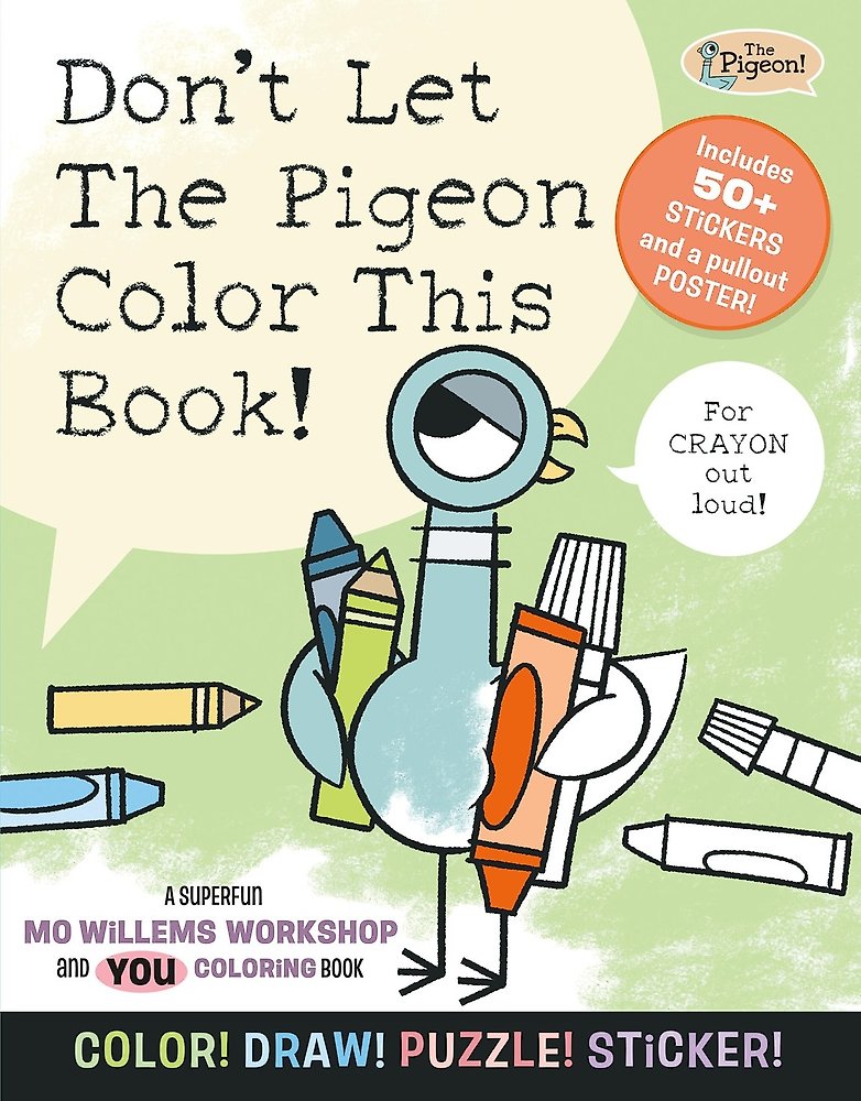 Don't Let The Pigeon Colour This Book!