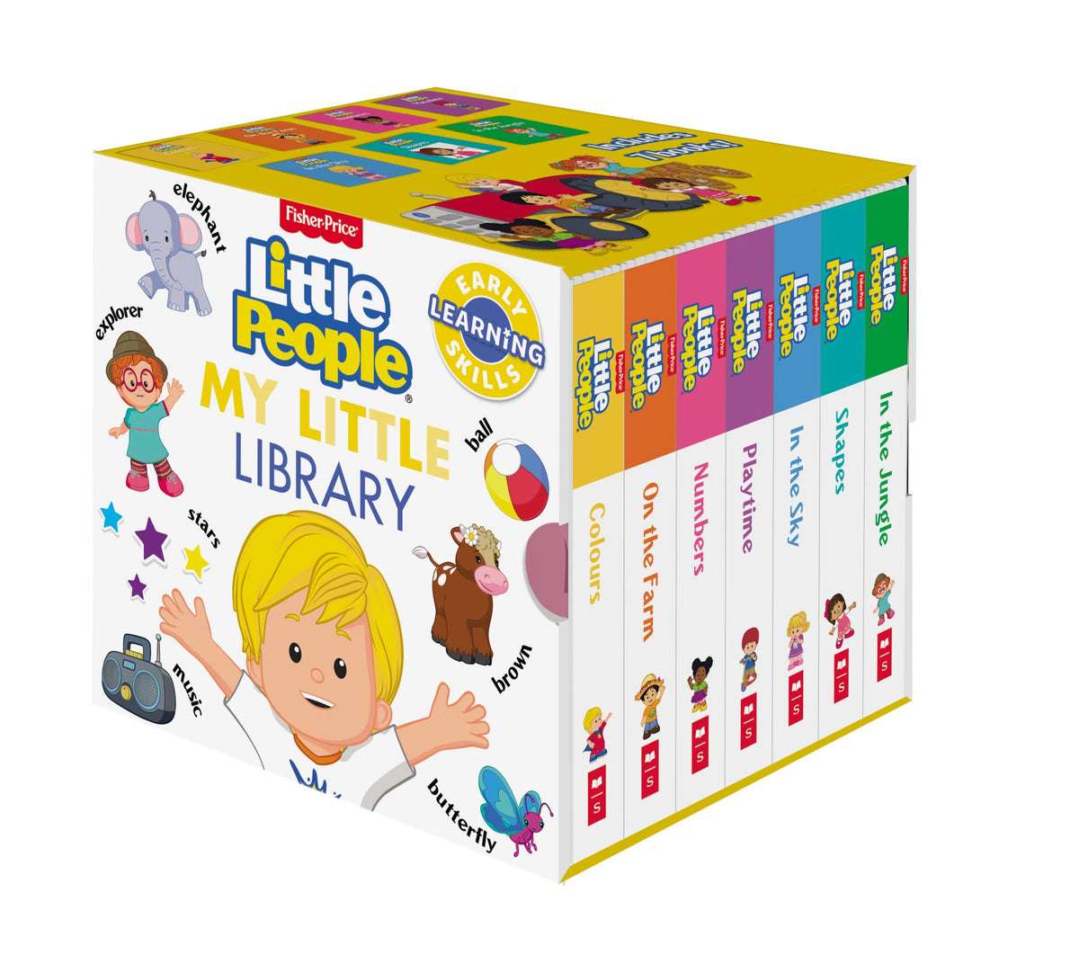 Little People: My Little 7-Book Library Cube - Mattel