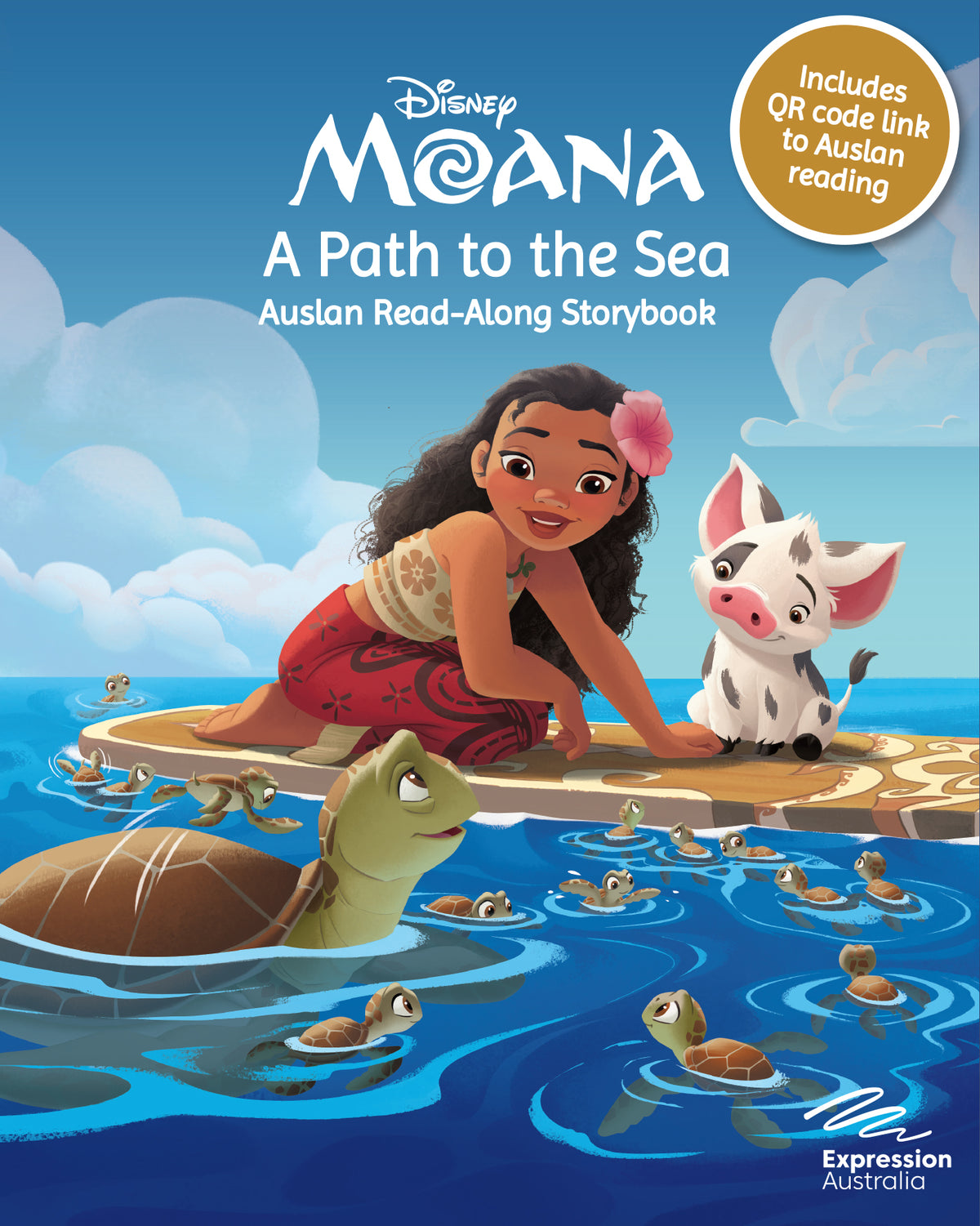 Moana: A Path to the Sea Auslan Read-Along Storybook - Disney