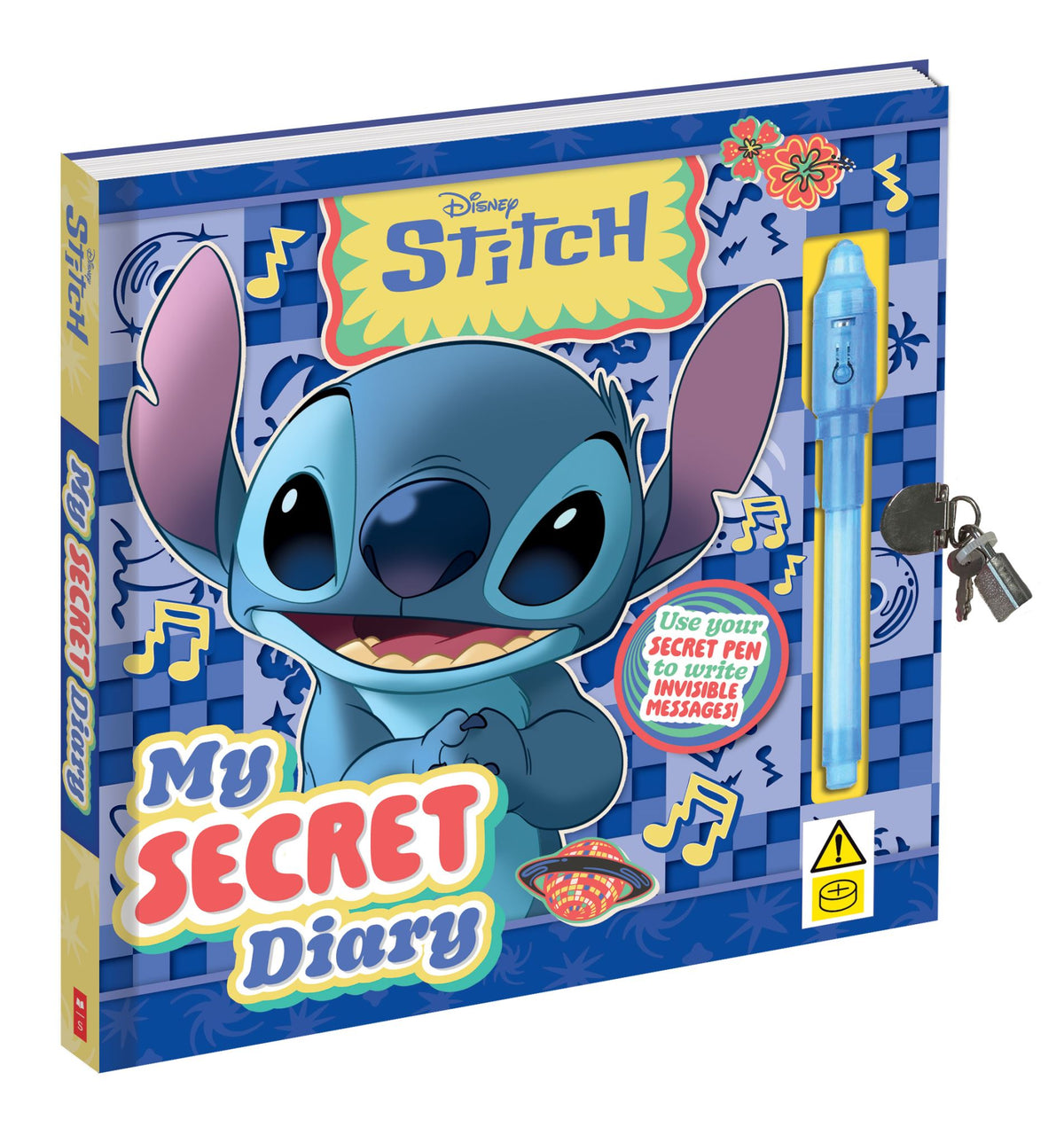 Stitch: My Secret Lockable Diary with Spy Pen - Disney