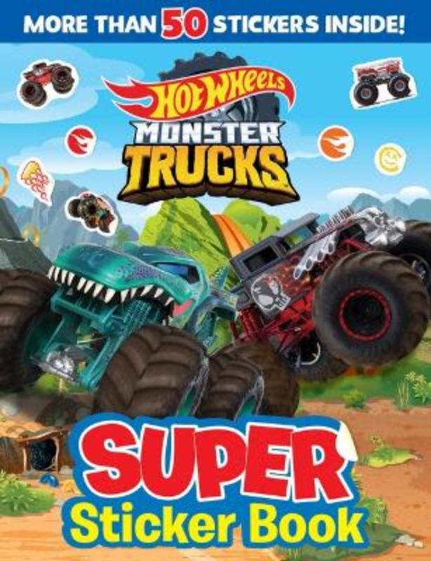 Hot Wheels Monster Trucks: Super Sticker Book (Mattel)