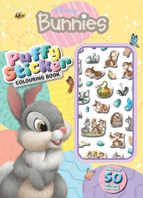 Disney Bunnies: Puffy Sticker Colouring Book