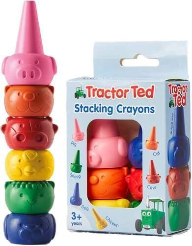 Tractor Ted Stacking Crayons - Activity Set - by Alexandra Heard