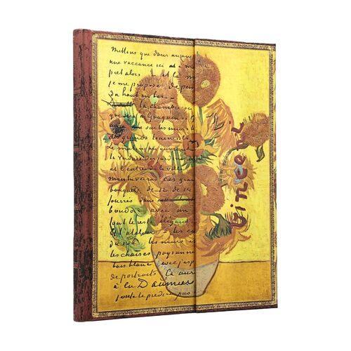 Van Gogh, Sunflowers Ultra Unlined Hardcover Journal