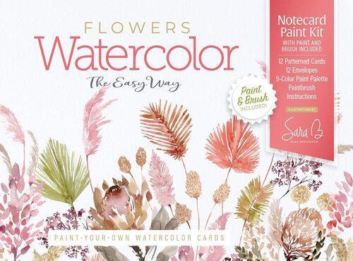 Watercolor the Easy Way Paint Your Own Watercolor Cards Flowers - Gardening Book