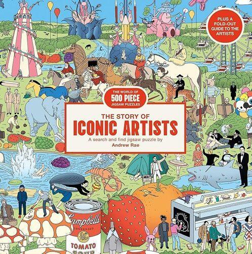 The Story of Iconic Artists 500 Piece Jigsaw Puzzle by Laurence King Publishing