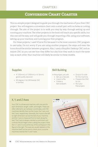 CNC Woodworking for the Absolute Beginner - Craft Book - by Ralph Bagnall