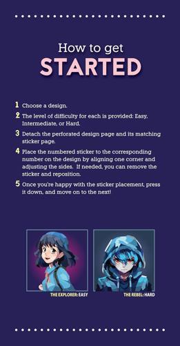 Ultimate Manga Sticker Painting - Art Book - by Logan Powell - Paperback