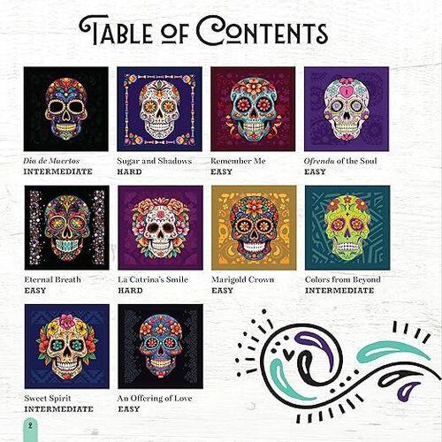Ultimate Sugar Skulls Sticker Painting - Art Book - by Logan Powell - Paperback