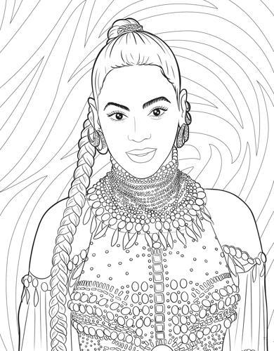 Super Sensational Beyonce Coloring and Activity Book - by Ava Moore - Paperback