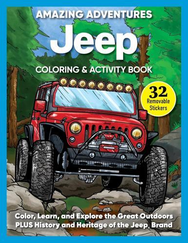 Amazing Adventures Jeep Coloring & Activity Book - by D L Miller - Paperback