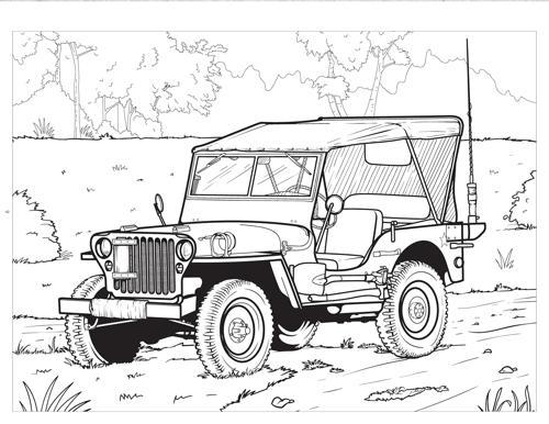 Amazing Adventures Jeep Coloring & Activity Book - by D L Miller - Paperback