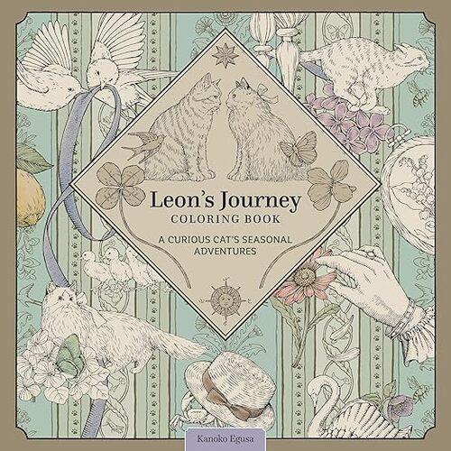 Leons Journey Coloring Book - by Kanoko Egusa - Paperback